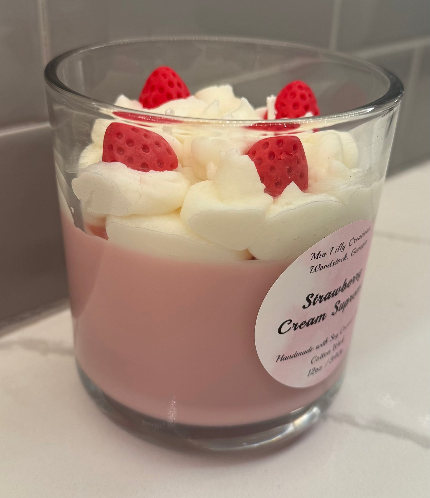 Strawberry Cream Supreme Candle
