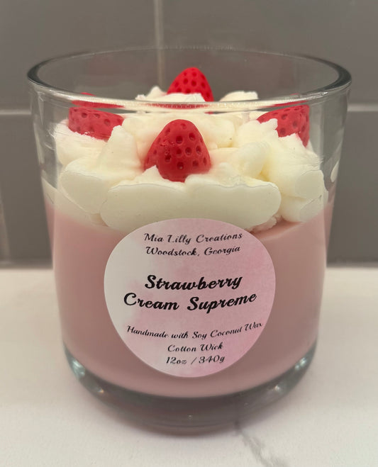 Strawberry Cream Supreme Candle