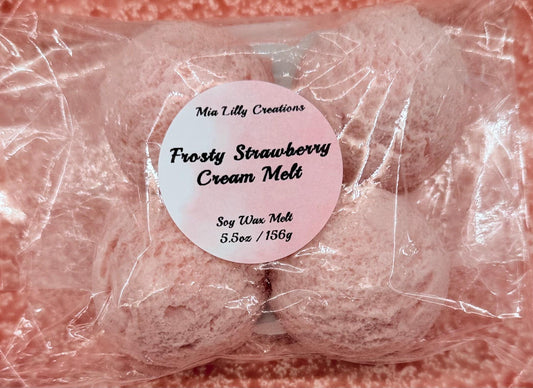 Frosty Strawberry Cream Ice Cream Wax Melts