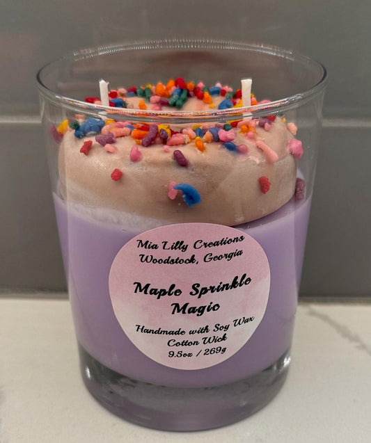 Maple Sprinkle Magic Candle
