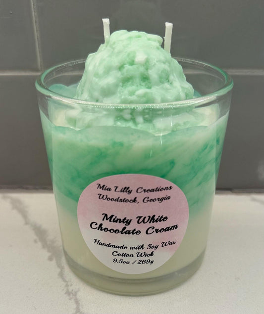 Minty White Chocolate Cream Candle