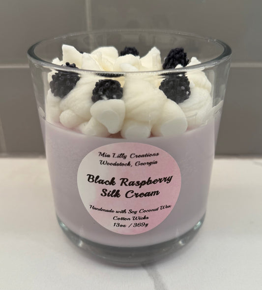 Black Raspberry Silk Cream Candle